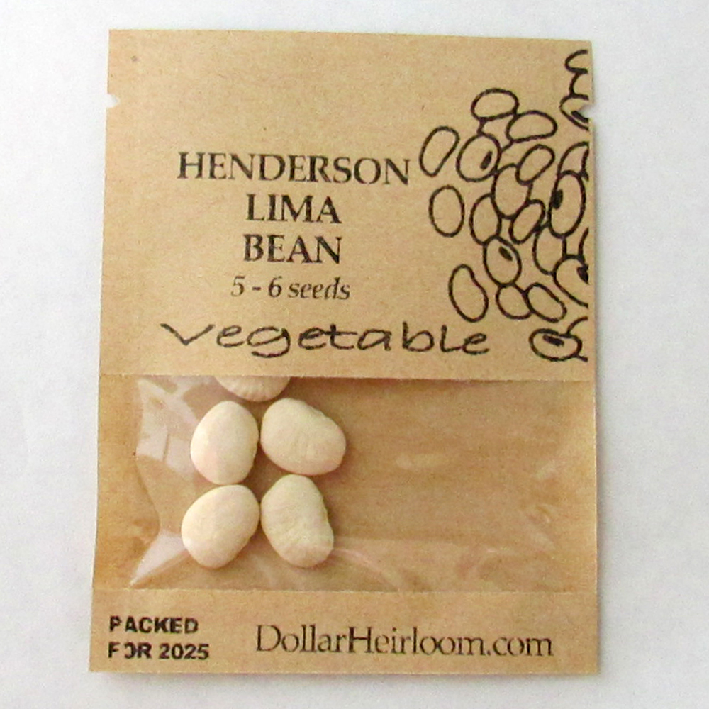 Bean Lima – Henderson Lima (5-6 Seeds)