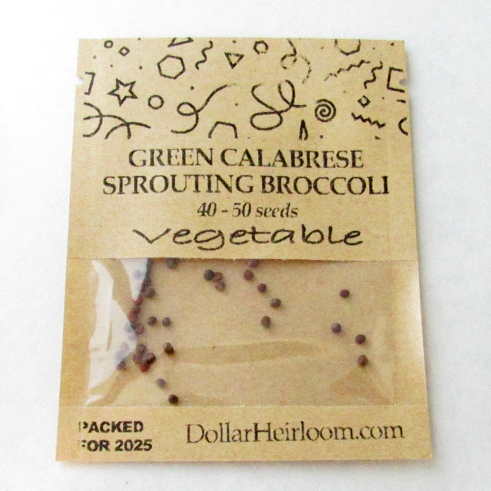 Broccoli – Green Sprouting Calabrese (40-50 Seeds)