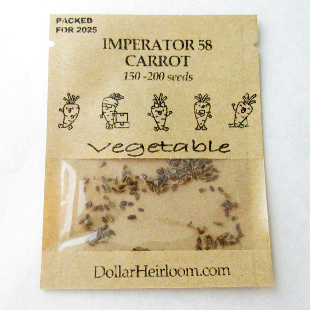 Carrot – Imperator 58 (150-200 Seeds)