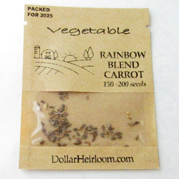 Carrot - Rainbow Blend (150-200 Seeds)