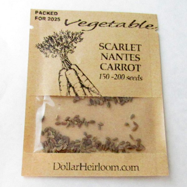 Carrot - Scarlet Nantes (150-200 Seeds)