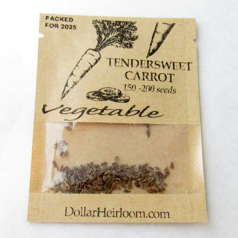 Carrot – Tendersweet (150-200 Seeds)