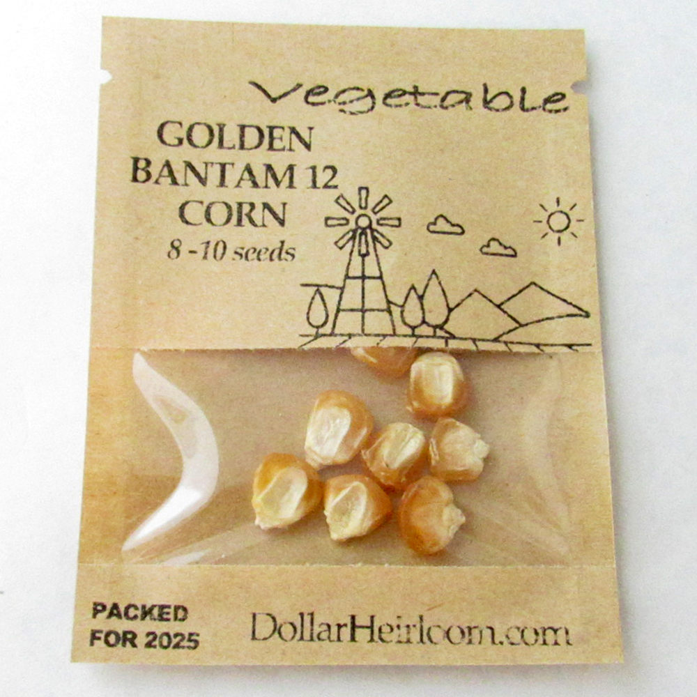 Corn Sweet – Golden Bantam 12 (8-10 Seeds)