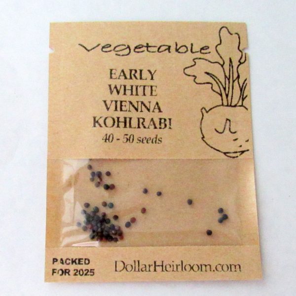 Kohlrabi - Early White Vienna (40-50 Seeds)