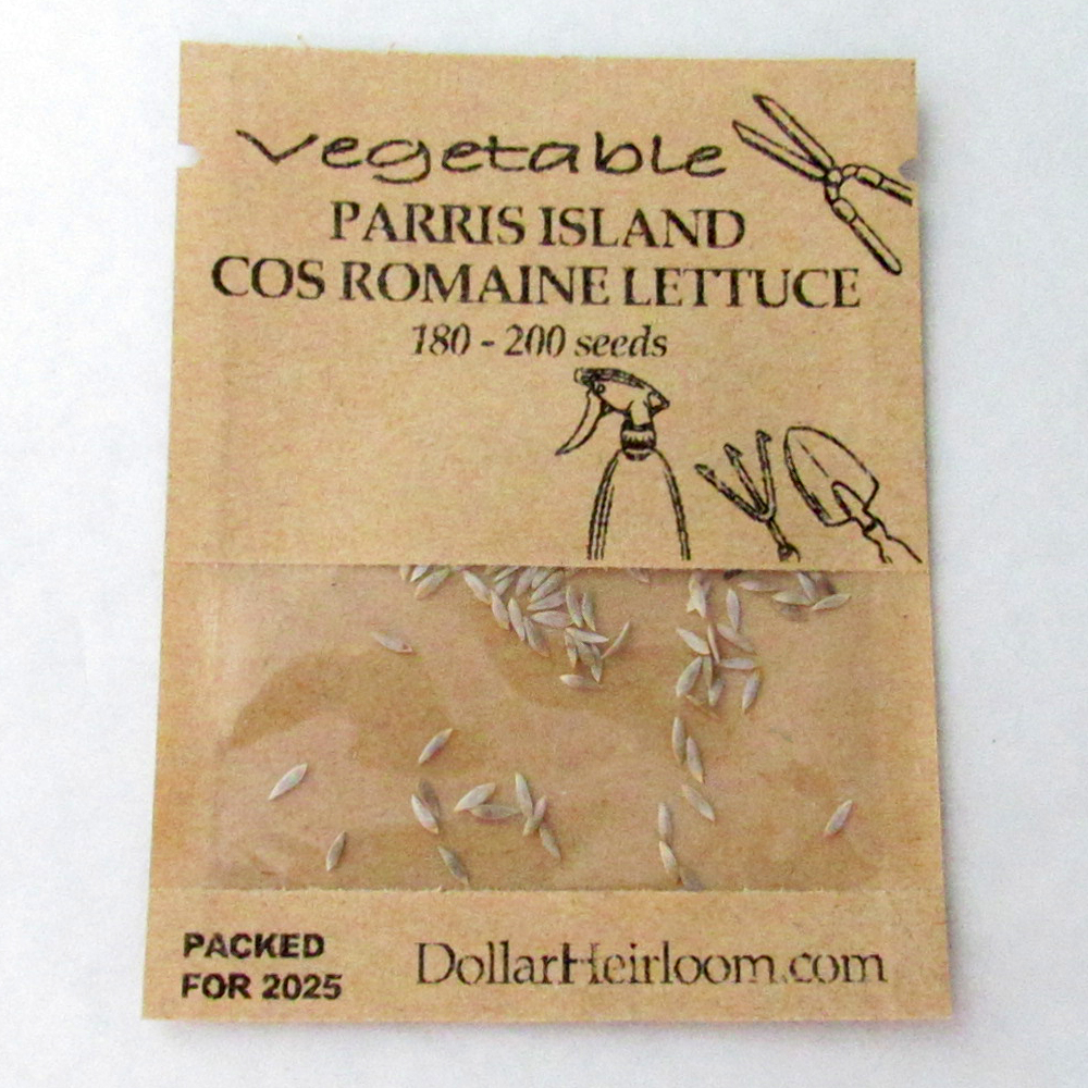 Lettuce – Romaine – Parris Island Cos (180-200 Seeds)