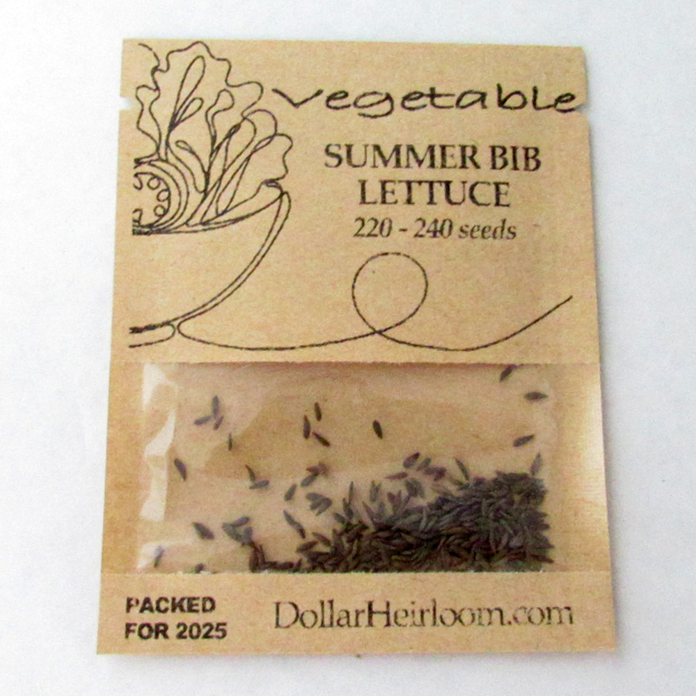 Lettuce – Summer Bibb (220-240 Seeds)