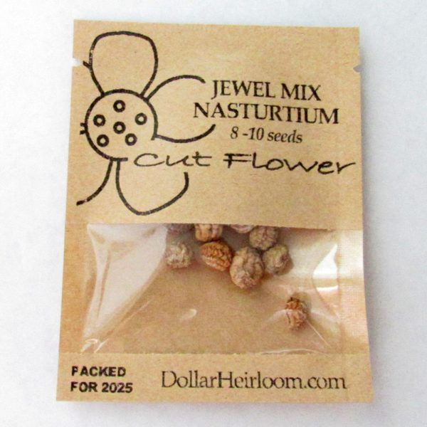 Nasturtium - Jewel Mix (8-10 Seeds)