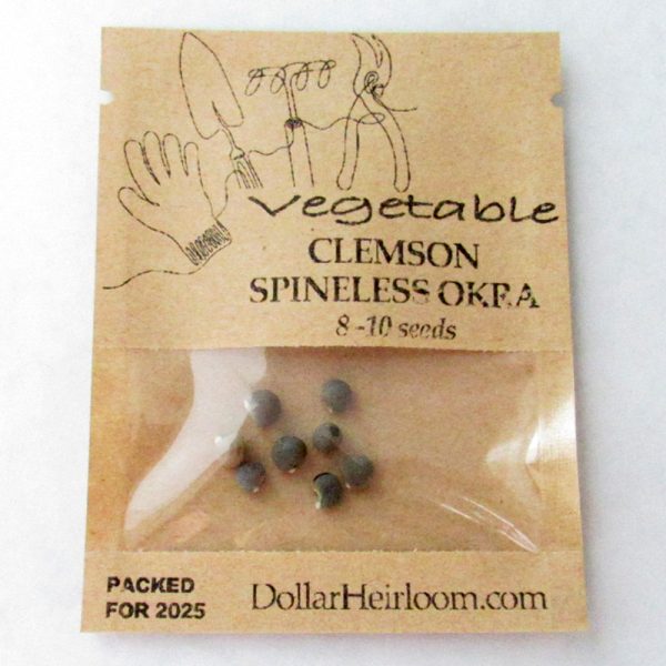 Okra - Clemson Spineless 80 (8-10 Seeds)