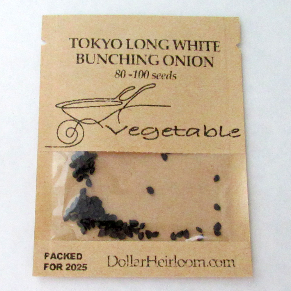Onion – Bunching – Tokyo Long White (80-100 Seeds)