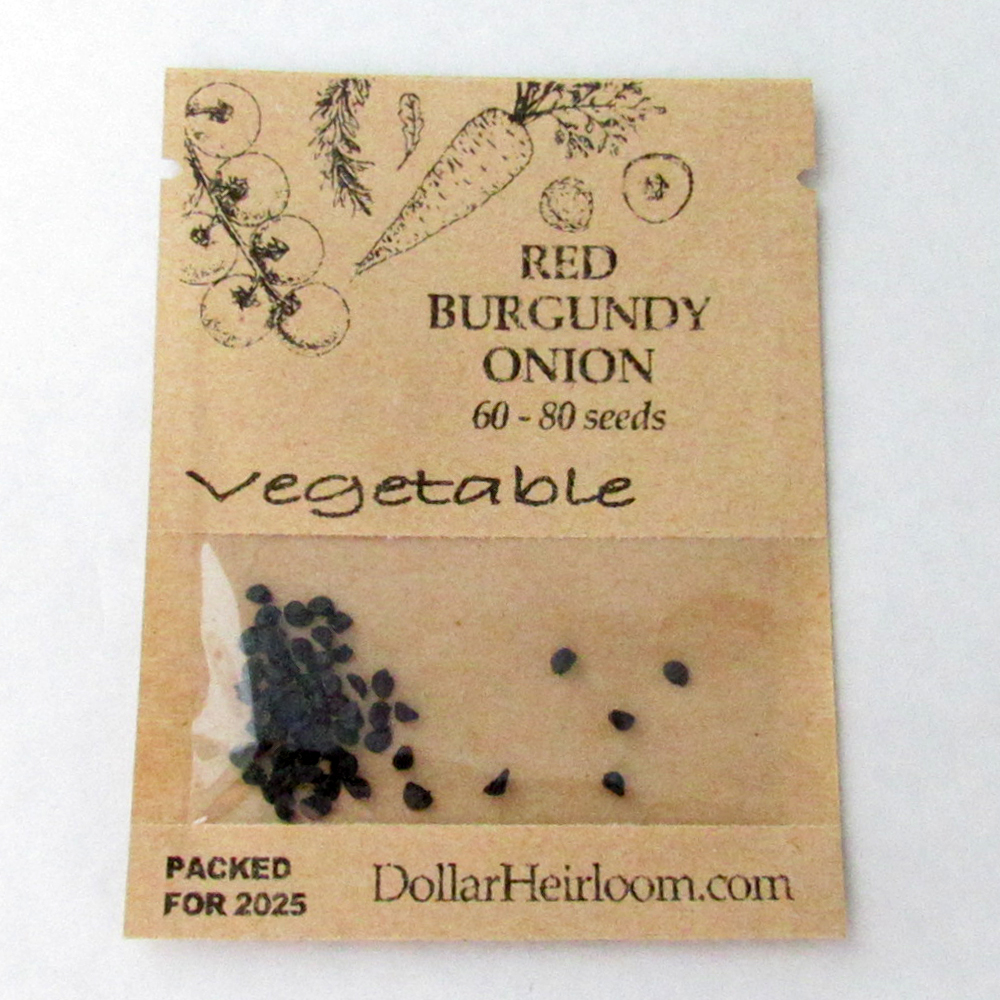 Onion – Short – Red Burgundy (60-80 Seeds)