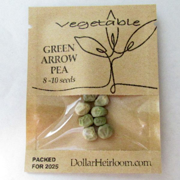 Pea - Green Arrow (8-10 Seeds)
