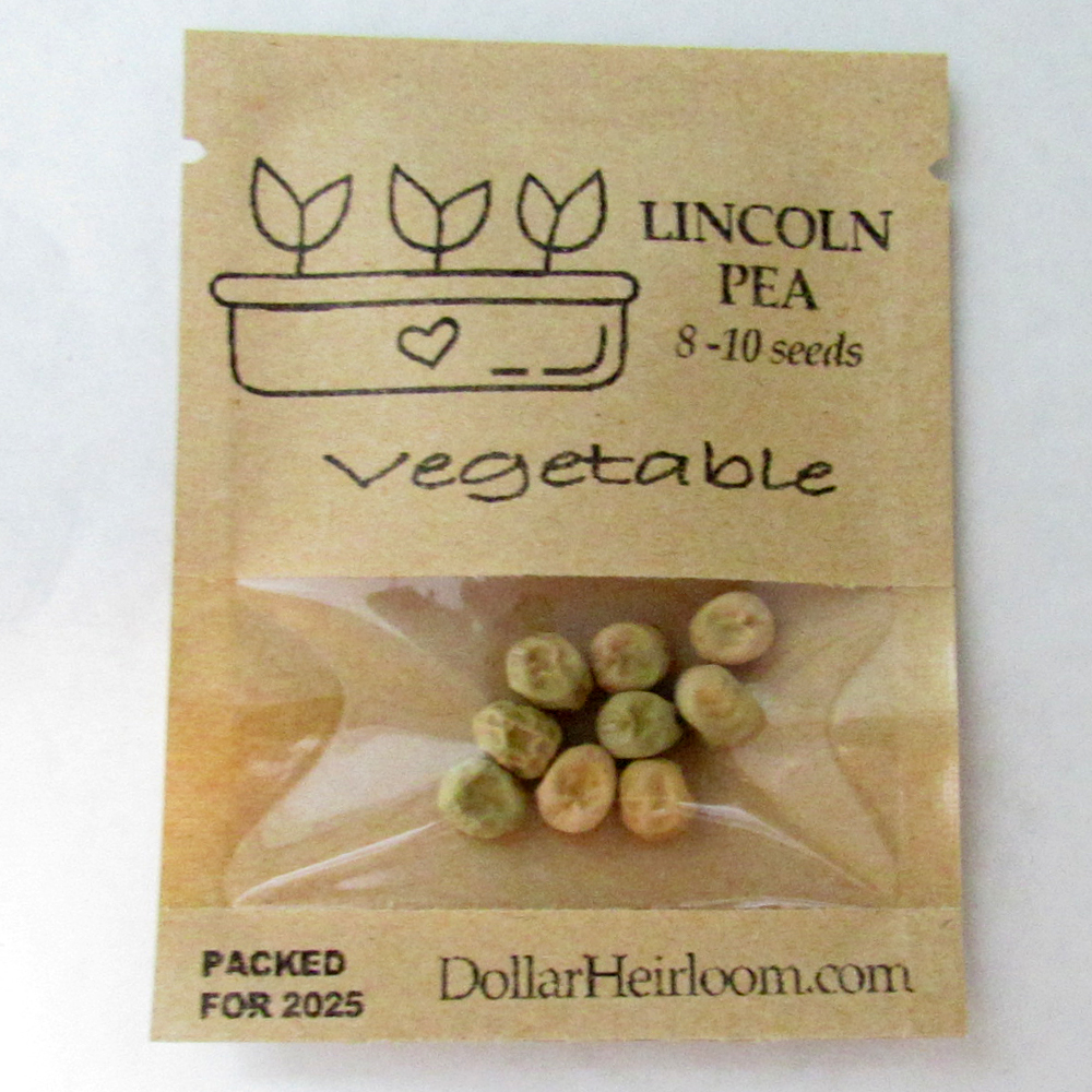Pea – Lincoln (8-10 Seeds)