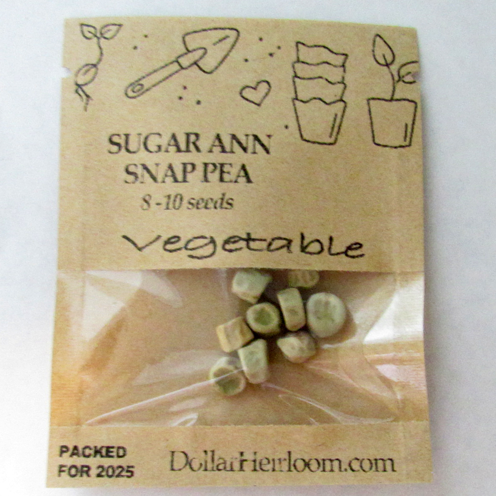 Pea – Snap – Sugar Ann (8-10 Seeds)
