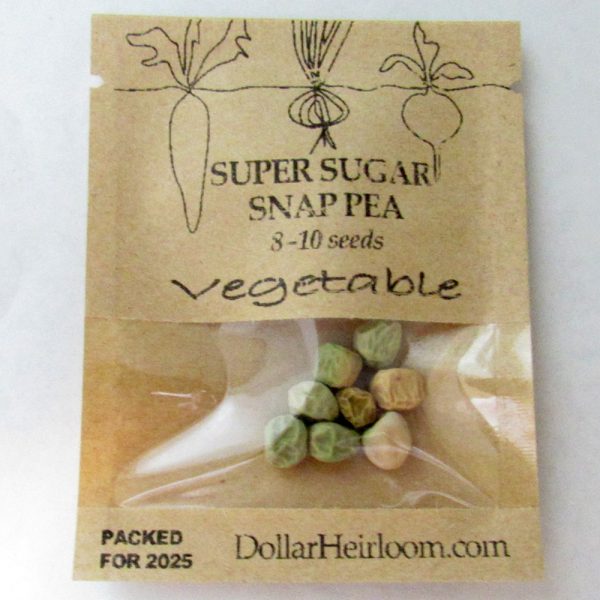 Pea - Snap - Super Sugar Snap (8-10 Seeds)
