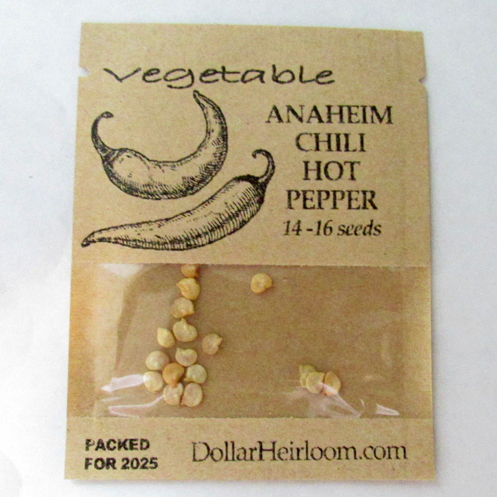 Pepper – Hot – Anaheim Chili (14-16 Seeds)