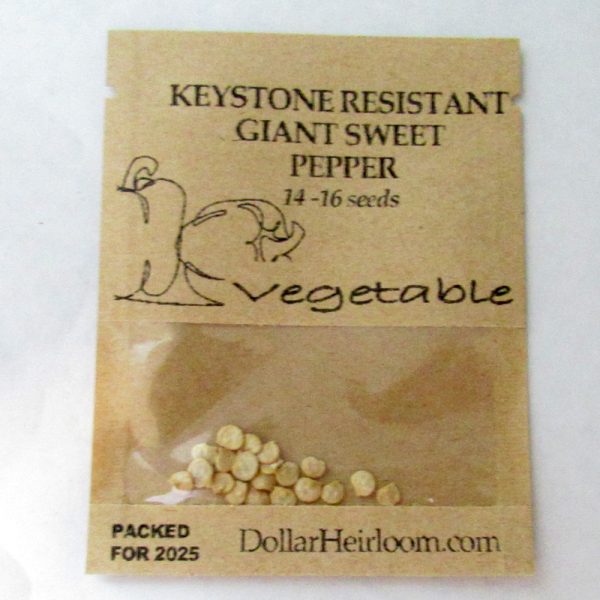 Pepper - Sweet - Keystone Resistant Giant (14-16 Seeds)
