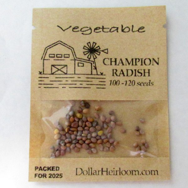 Radish - Champion (100-120 Seeds)