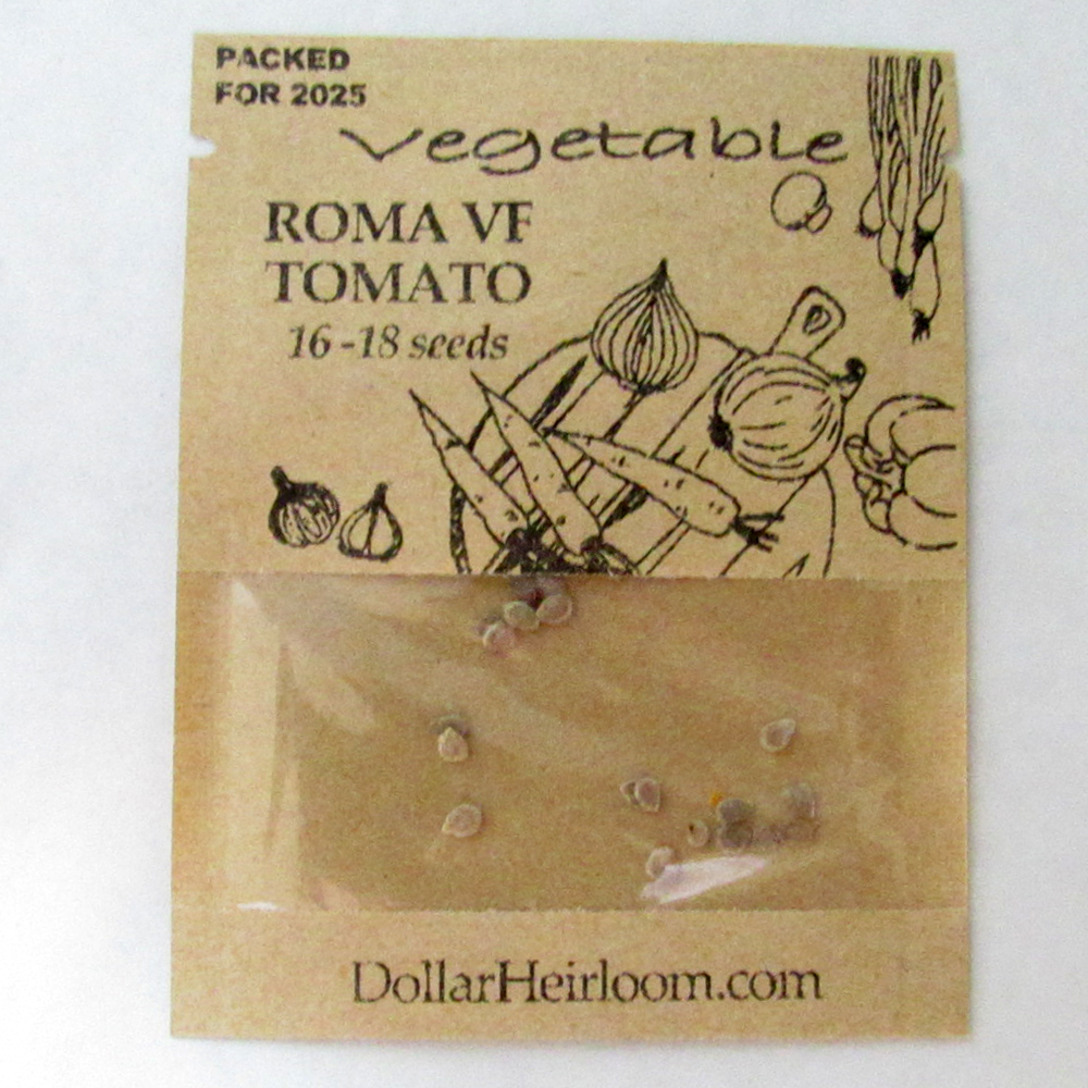 Tomato – Paste – Roma VF (16-18 Seeds)