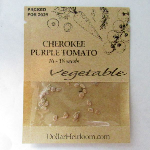 Tomato - Slicing - Cherokee Purple (16-18 Seeds)