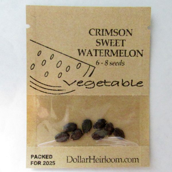 Watermelon - Picnic - Crimson Sweet (6-8 Seeds)