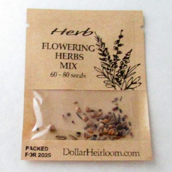 Flowering Herbs Mix (60-80 Seeds)
