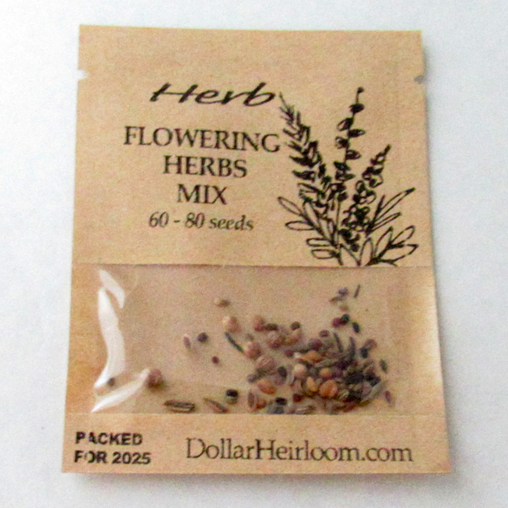 Flowering Herbs Mix (60-80 Seeds)