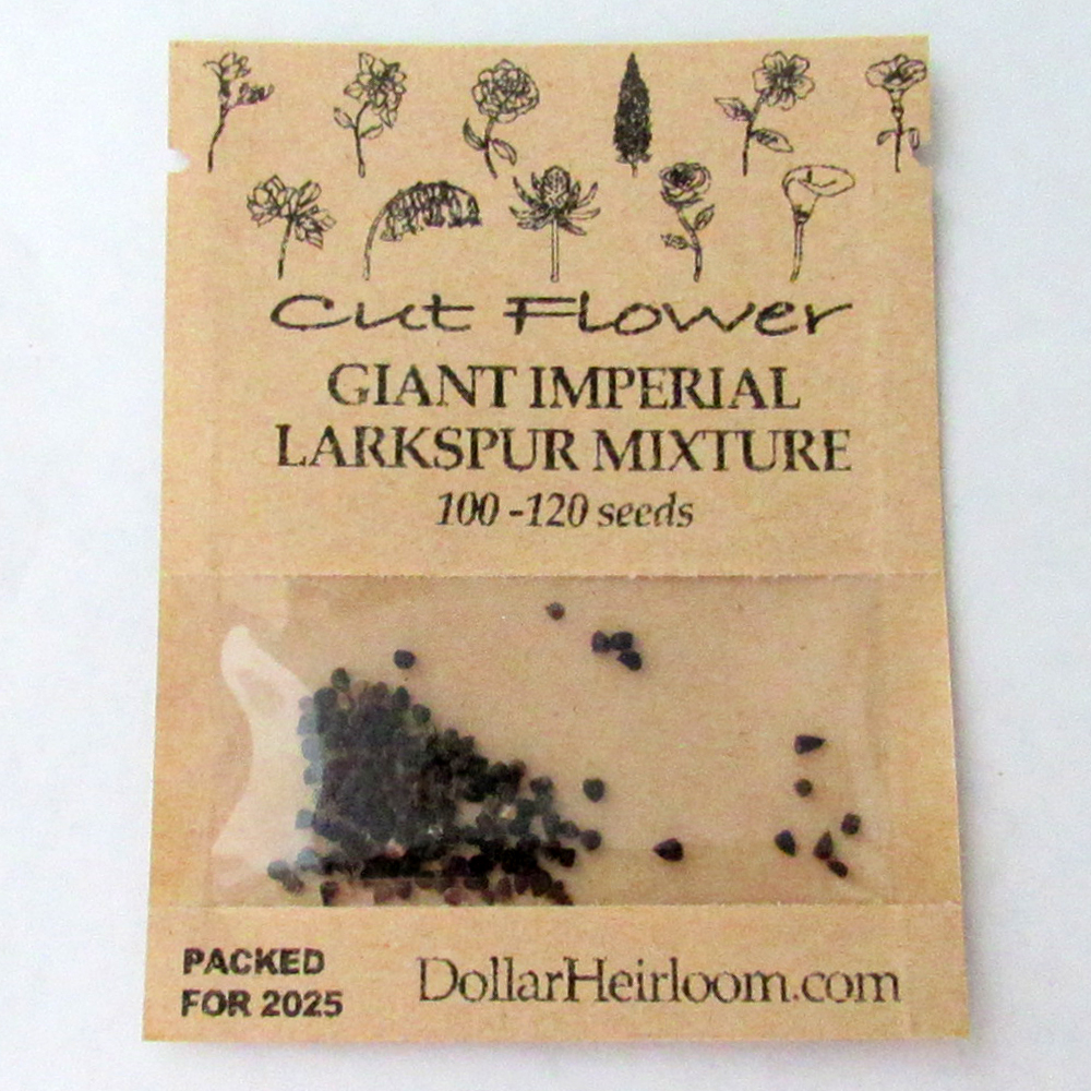 Larkspur – Giant Imperial Mixture (100-120 Seeds)