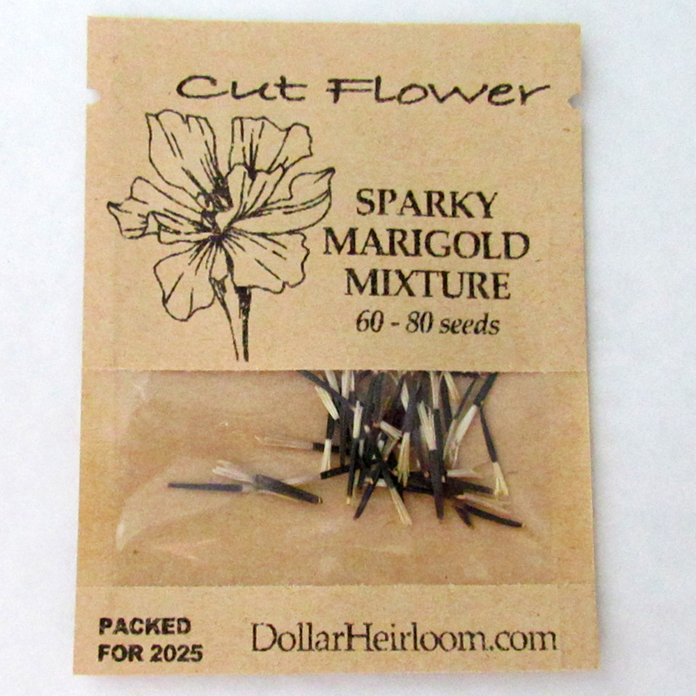 Marigold – French – Sparky Mixture (60-80 Seeds)
