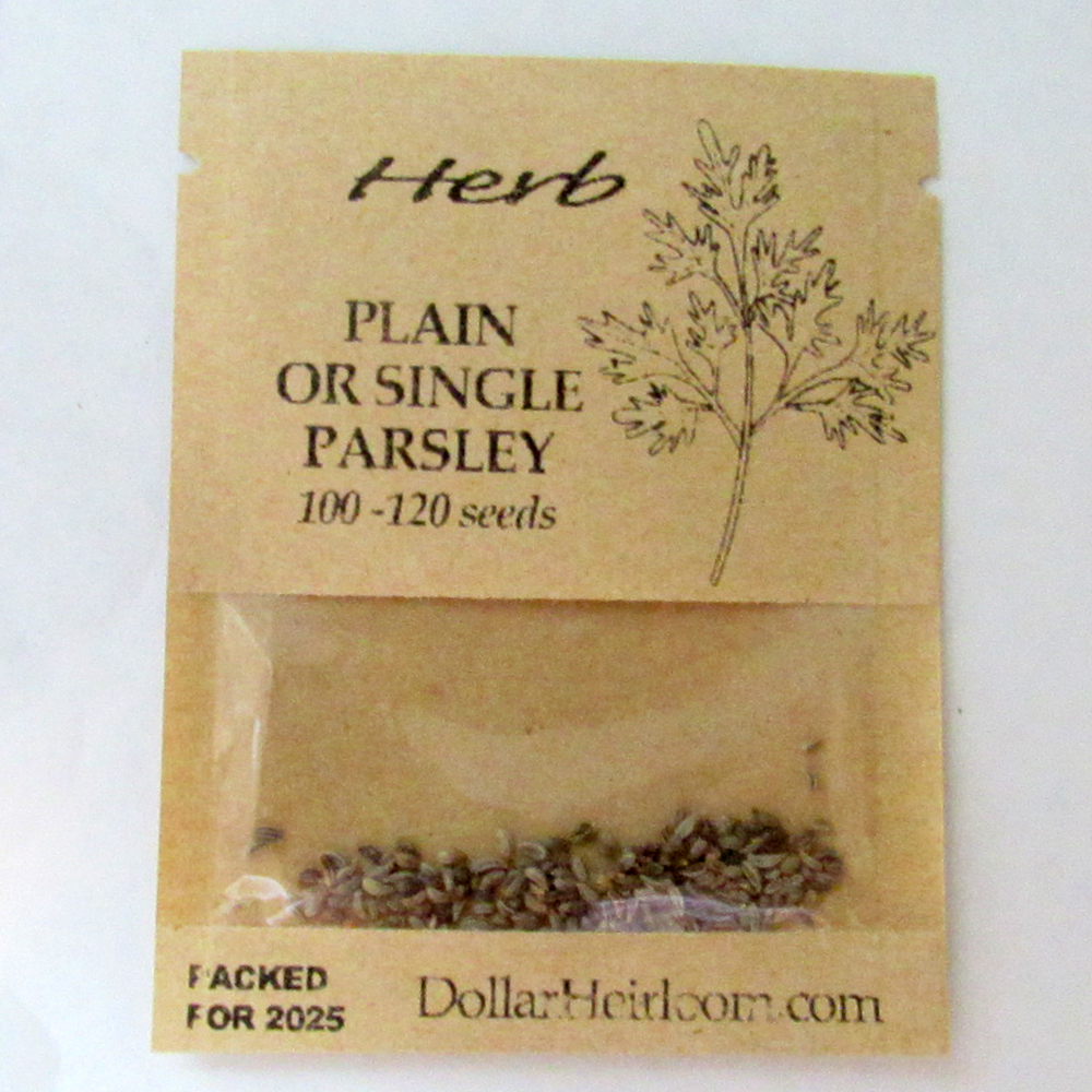 Parsley – Plain or Single (100-120 Seeds)
