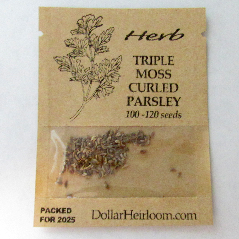 Parsley – Triple Moss Curled (100-120 Seeds)