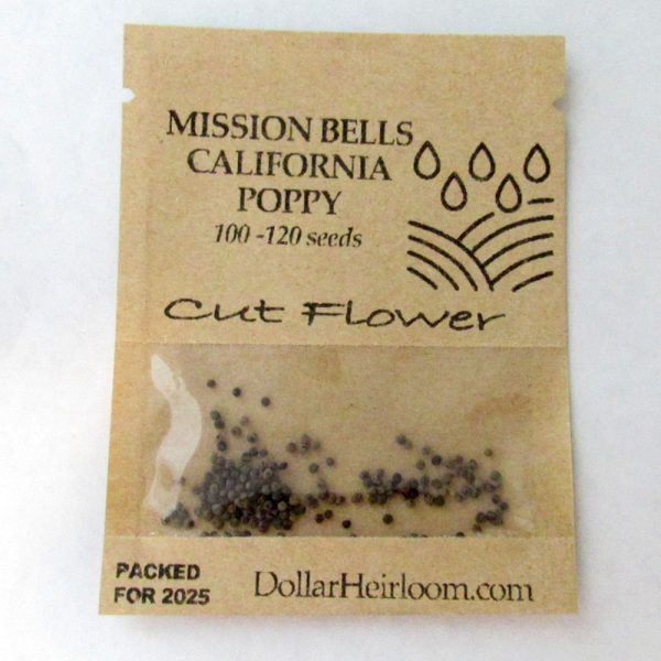 Poppy - California - Mission Bells (100-120 Seeds)