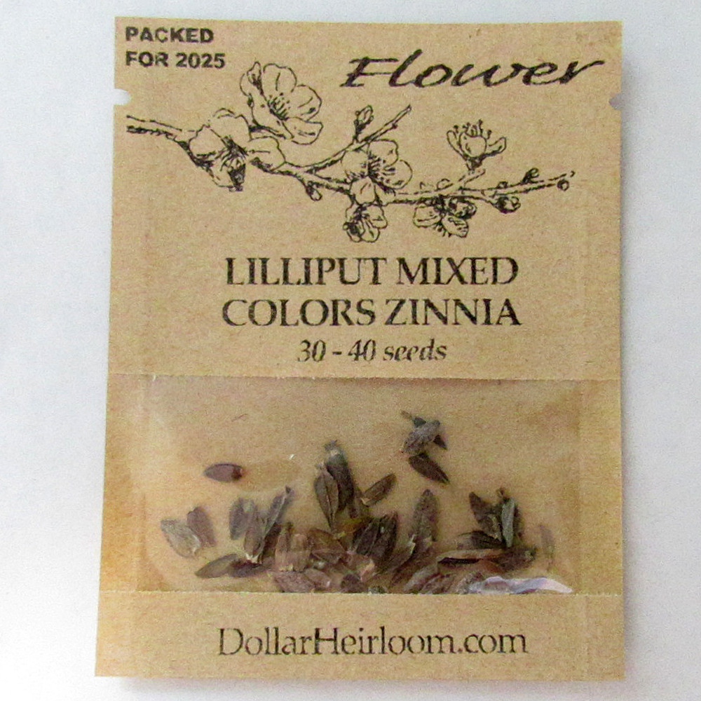 Zinnia – Lilliput Mixture (30-40 Seeds)