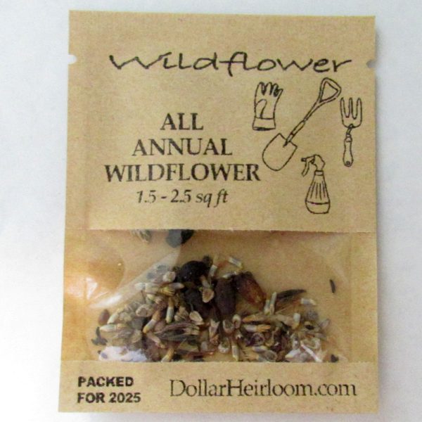 All Annual Wildflower Seed Mix (1.5-2.5 Sq Ft)