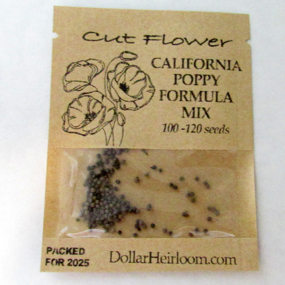 Poppy – California Formula Mix (100-120 Seeds)