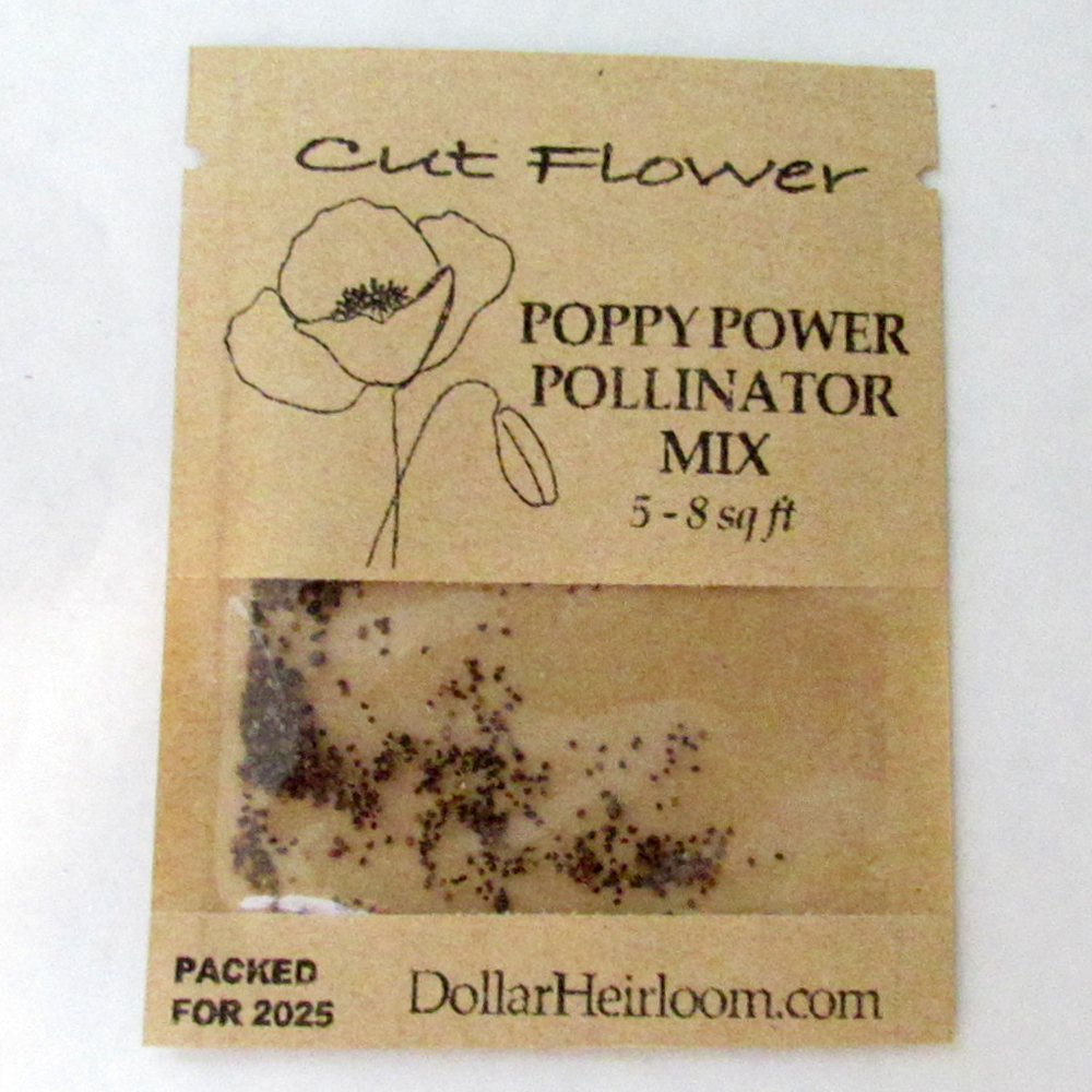 Poppy – Power Pollinator Mix (5-8 Sq Ft)