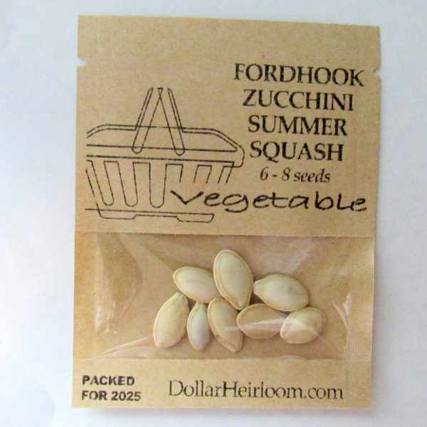 Squash - Fordhook Zucchini Summer  (6-8 Seeds)
