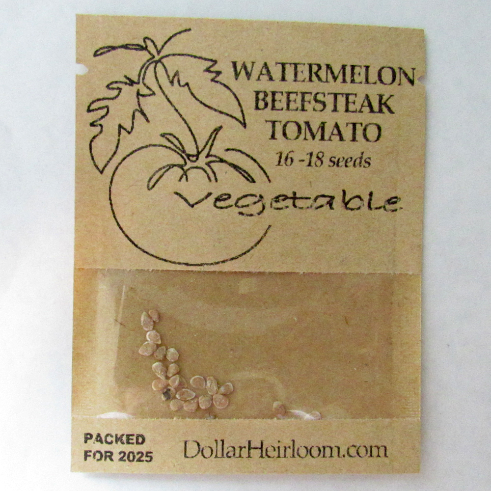 Tomato – Slicing – Watermelon Beefsteak (16-18 Seeds)